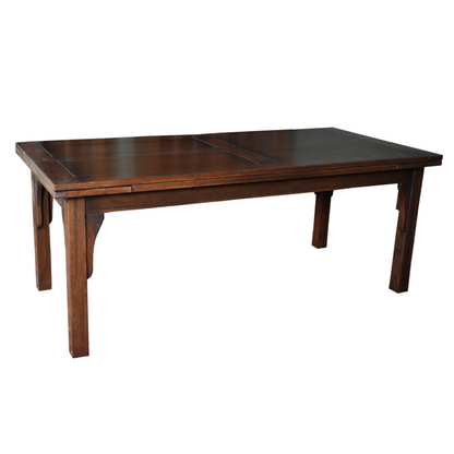 Mission Style Leaf Table-High Back Chair Dining Set-2 Color Available